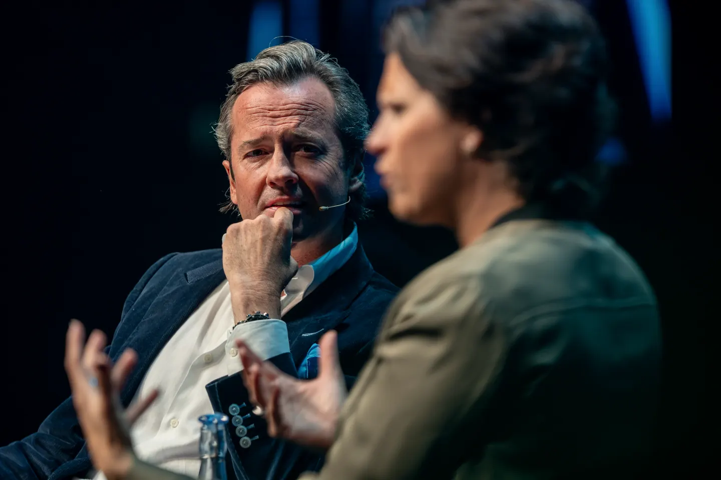 Panel discussion on stage at SportNXT