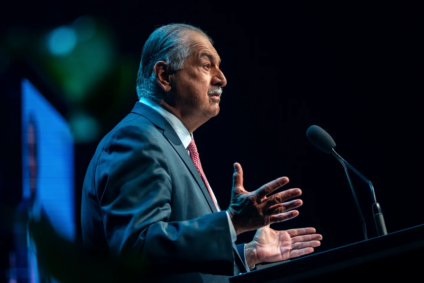 Andrew Liveris speaking at SportNXT